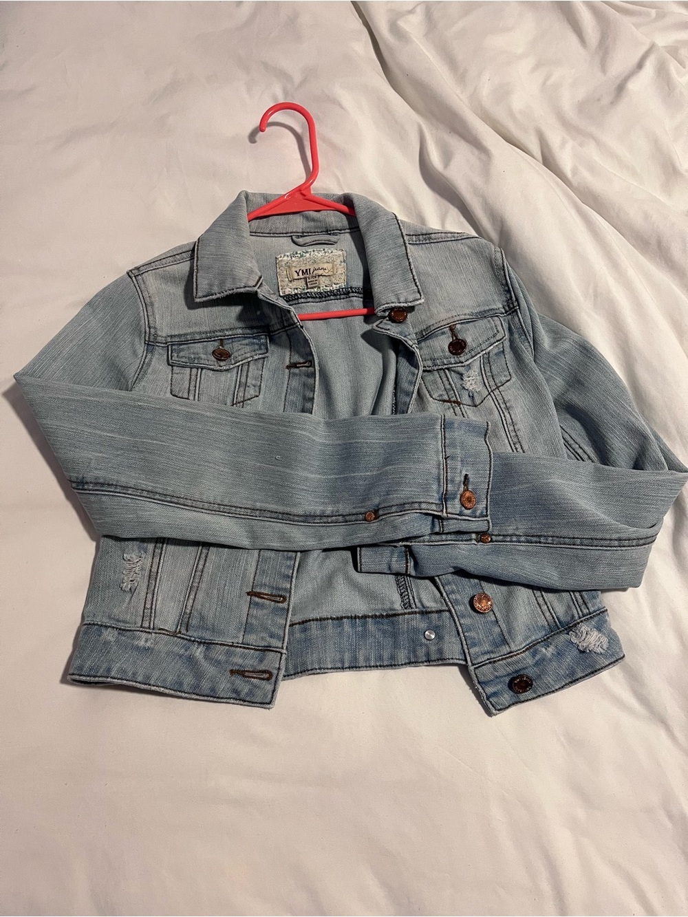 YMI Light Blue Women's Denim Jean Jacket